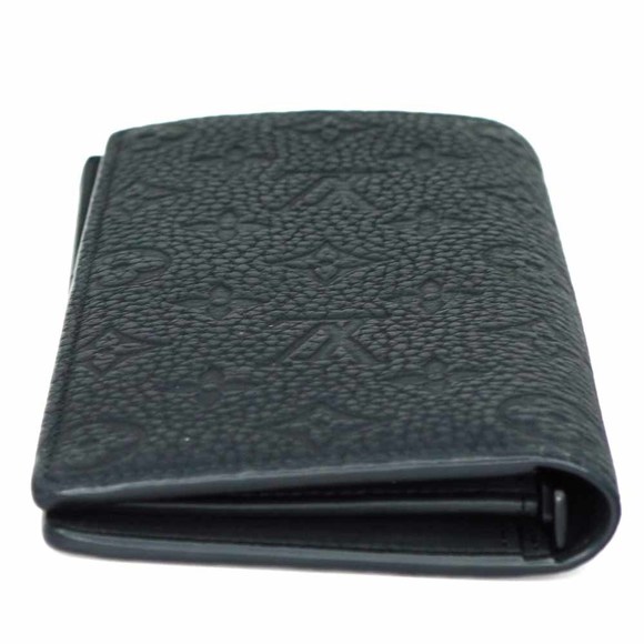 Louis Vuitton Wallet Portefeuille Bifold Brazza Long Black Taurillon - Picture 4 of 10